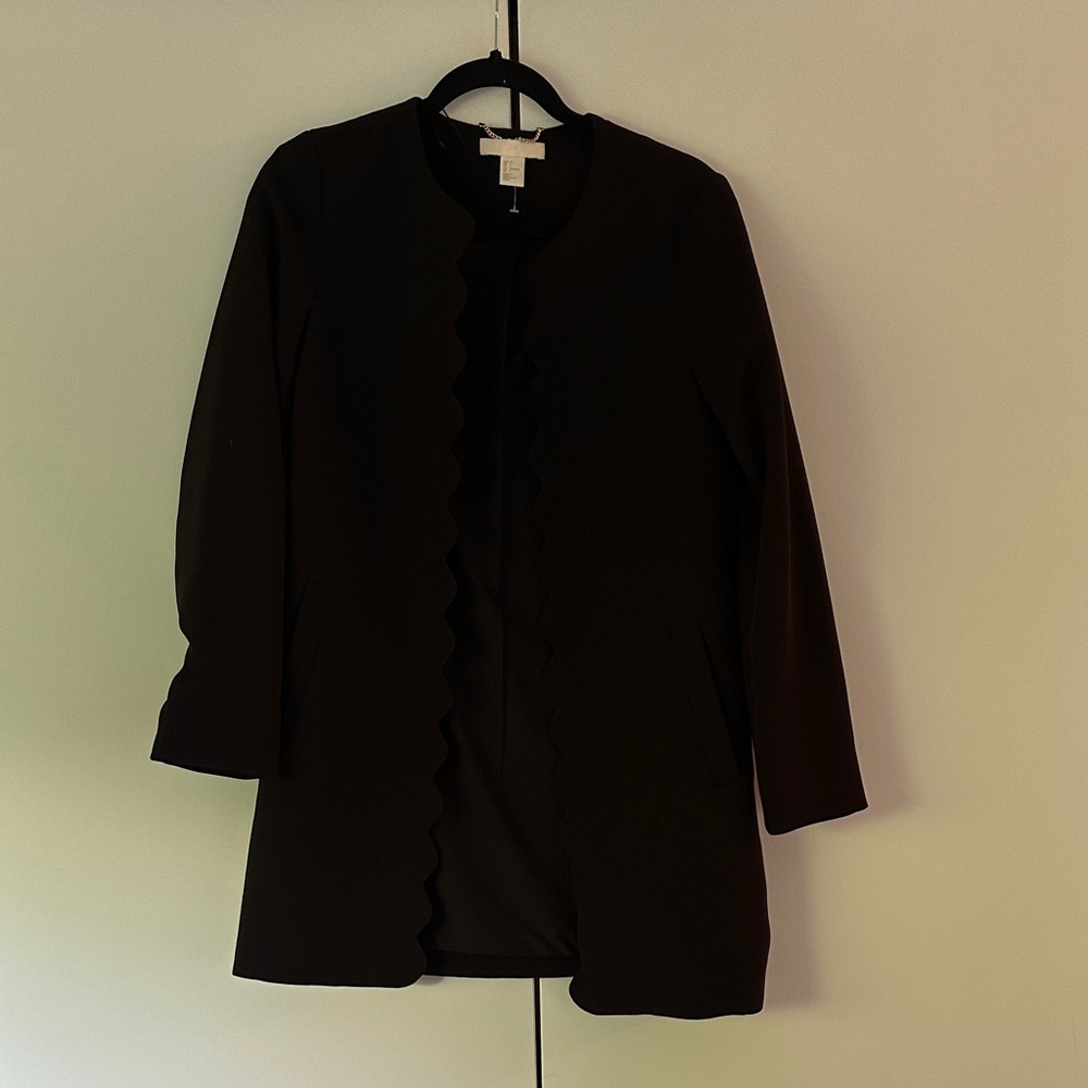 H&M Black Blazer Classic Minimalist Design